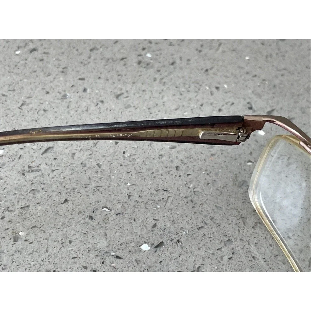 Catherine Deneuve Eyeglasses Frames ONLY PL Plum Rectangle Half Rim 51-18-135